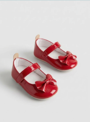 Kırmızı Rugan Ayakkabı