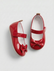 Kırmızı Rugan Ayakkabı