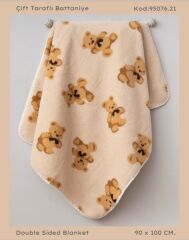 Bej Ayıcık Battaniye