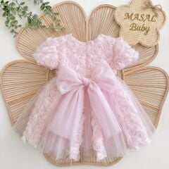 Pembe Güllü Tütü Elbise- 1 Yaş / 5 yaş Arası