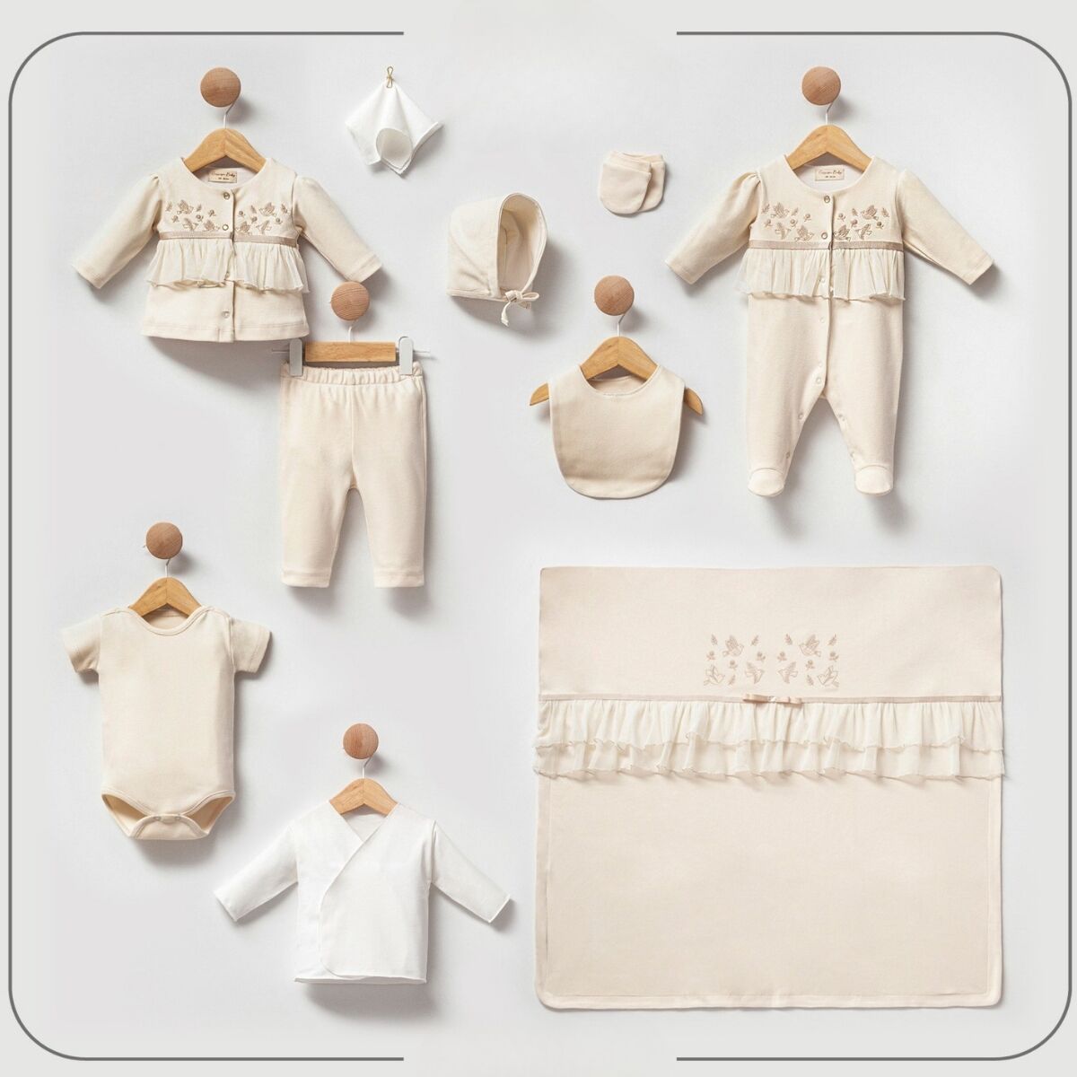 Kız Bebek Hastane Çıkışı- 10 Parça- 0.3 Ay