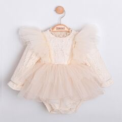 Tüllü Romper Elbise