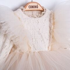 Tüllü Romper Elbise