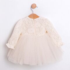 Tüllü Çantalı Elbise