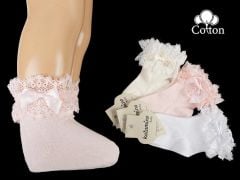 Küpür Detaylı Bebe Çorabı- 0.6 Ay