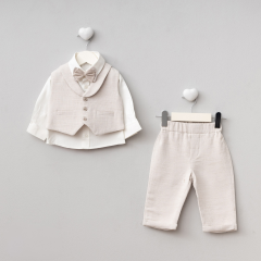 Müslin Erkek Mevlüt Seti- Bej