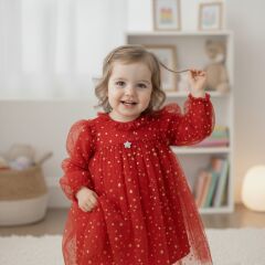 Kırmızı Yıldızlı Elbise