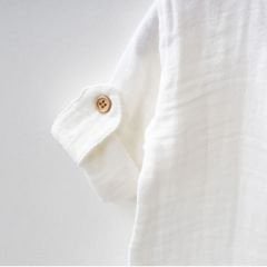 Müslin Erkek Takım- Ekru Yeşil