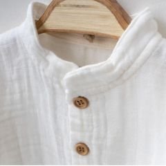 Müslin Erkek Takım- Ekru Yeşil