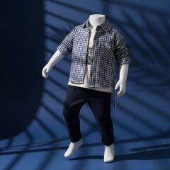 Lacivert Oduncu Gömlekli Takım