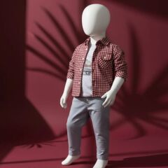 Kırmızı Oduncu Gömlekli Takım