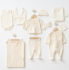 Krem Nervürlü 10 Parça Hastane Çıkışı