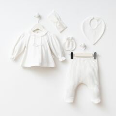 Kız Bebek Seti- 0.3 Ay- 5 Parça