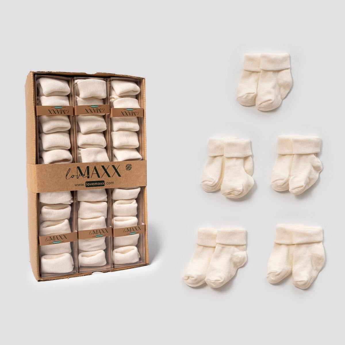 5 Çift Karışık Çorap- Kutulu- 0.6 ay