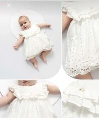 Beyaz Fisto Jije Elbise