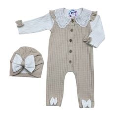 Fisto Yaka Detaylı Tulum Seti