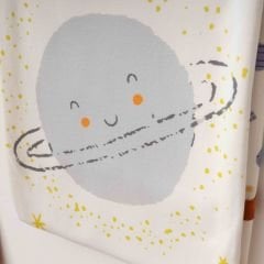 Tarçın Uzay Desenli Battaniyeli Hastane Çıkışı- 5 Parça