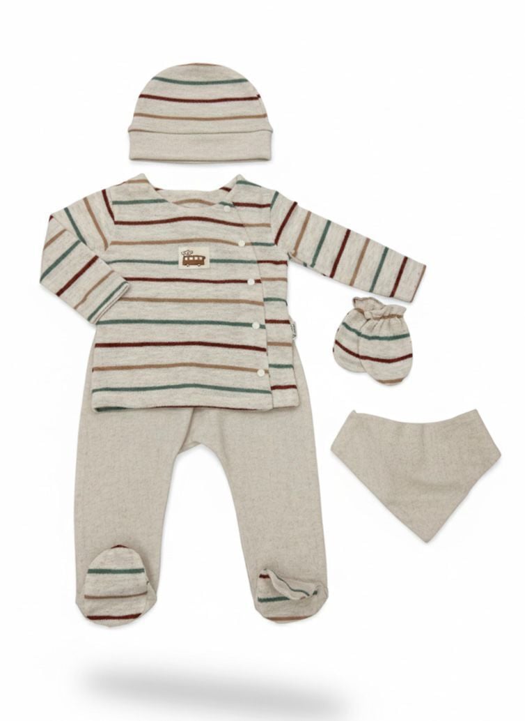 Colorfull 5 Parça Zıbın Seti- 0.3 Ay