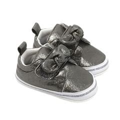 Fiyonk Detaylı Patik Ayakkabı- Koyu Gri