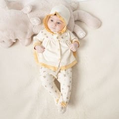 Çıtır Çiçek Detaylı Kız Set- 5 Parça- 0.3 Ay