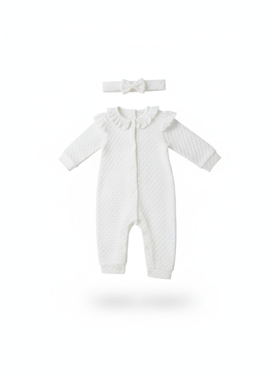 Beyaz Kız Tulum Seti