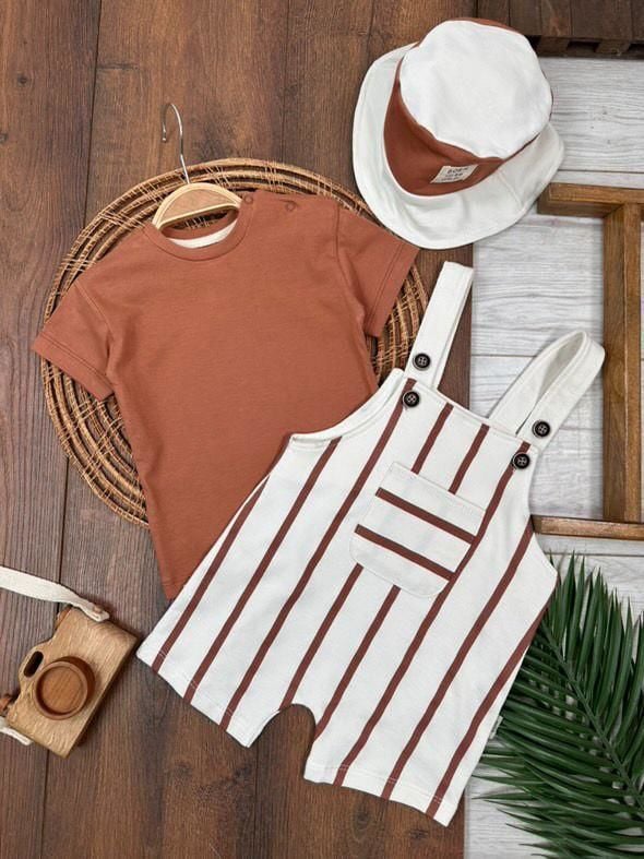 Şapkalı Slopet Takımı- Kahve