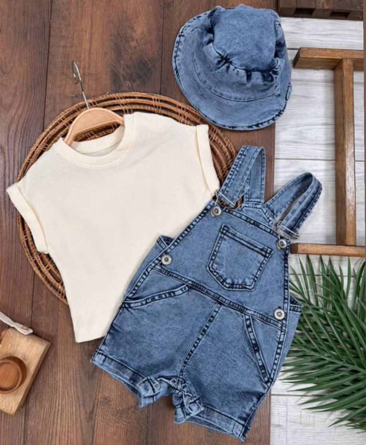 Şapkalı Kot Slopet Takımı