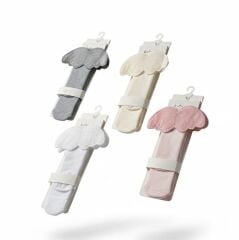 Kanat Detaylı Diz Altı Çorap- 1.2 Yaş