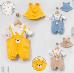 Şapkalı Slopet Takımı- Sarı