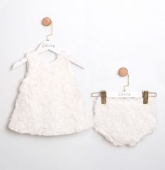 Çiçekli Elbise ve Külot