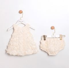 Çiçekli Elbise ve Külot