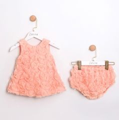 Çiçekli Elbise ve Külot