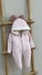 Yünlü Tulum- Pembe Renk