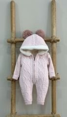 Yünlü Tulum- Pembe Renk