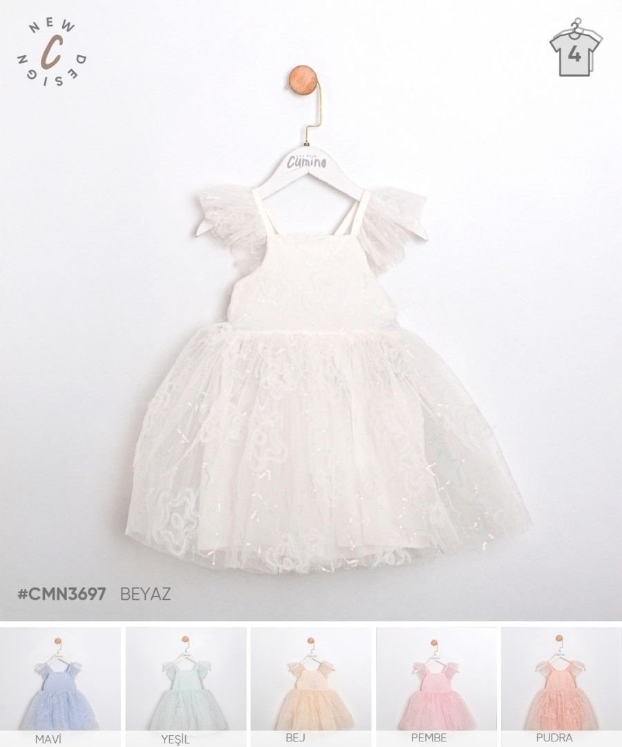 Balerin Ekru Romper Elbise