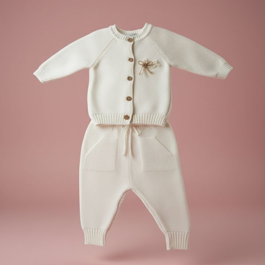 Yünlü Takım- Ekru Rengi