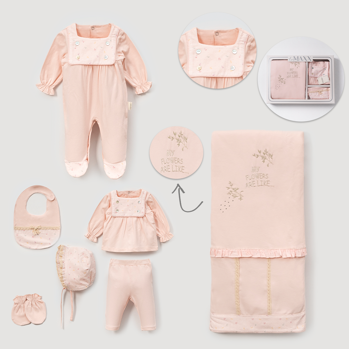 Kız Hastane Çıkışı- 0.3 ay- 7 Parça