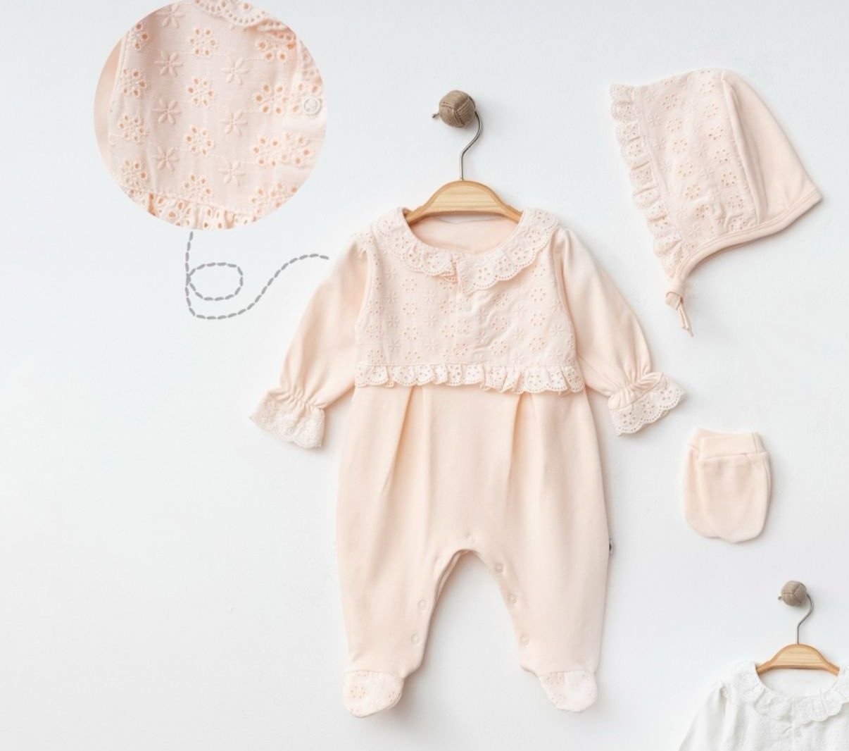 Somon Fisto Detaylı Tulum- 2 Parça