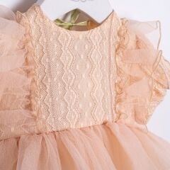 Lale Detaylı Kız Romper