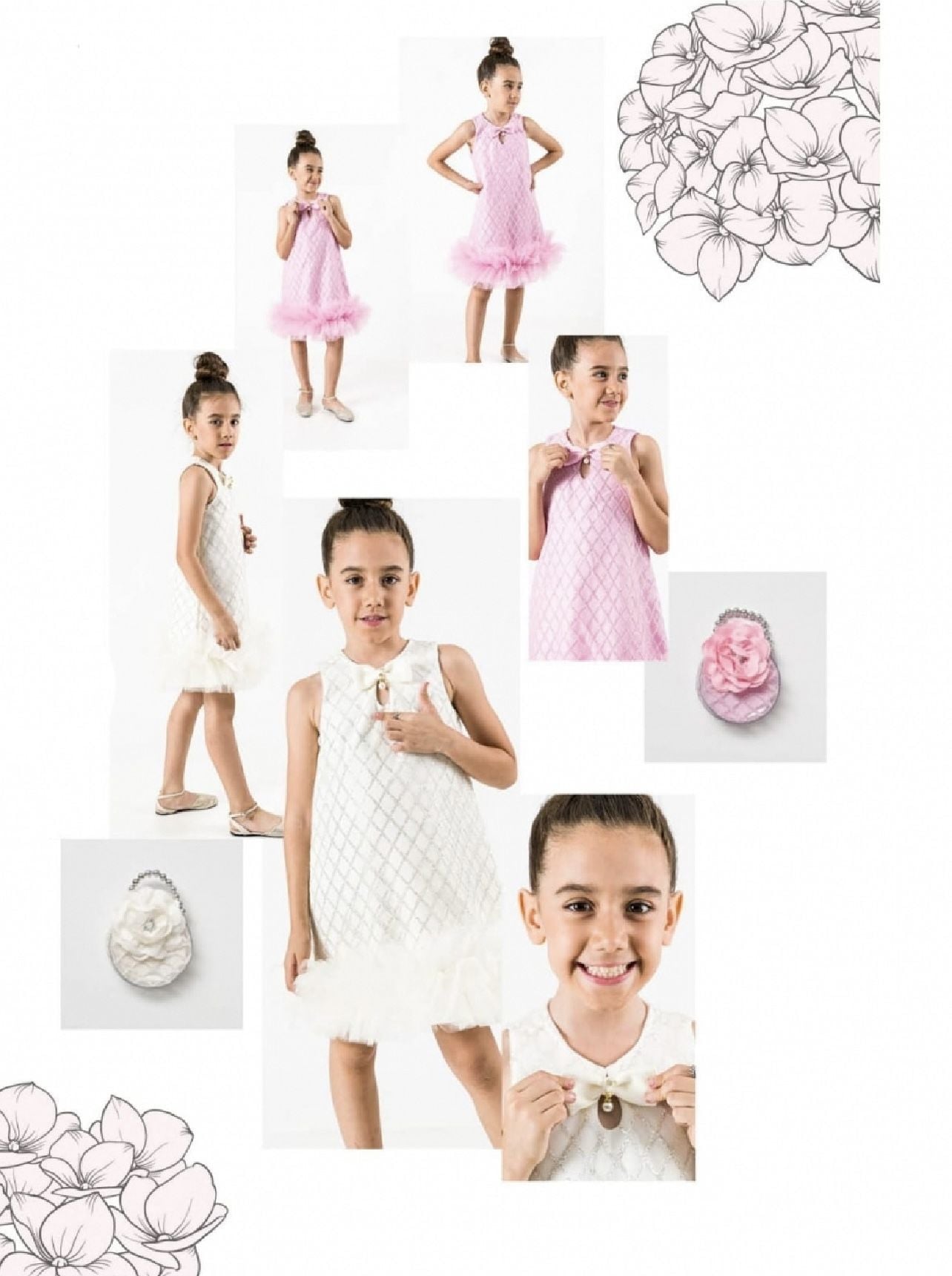 Çantalı Abiye Elbise- Pembe