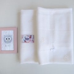 Triko Bebek Battaniyesi- Krem