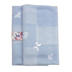Triko Bebek Battaniyesi- Mavi Renk