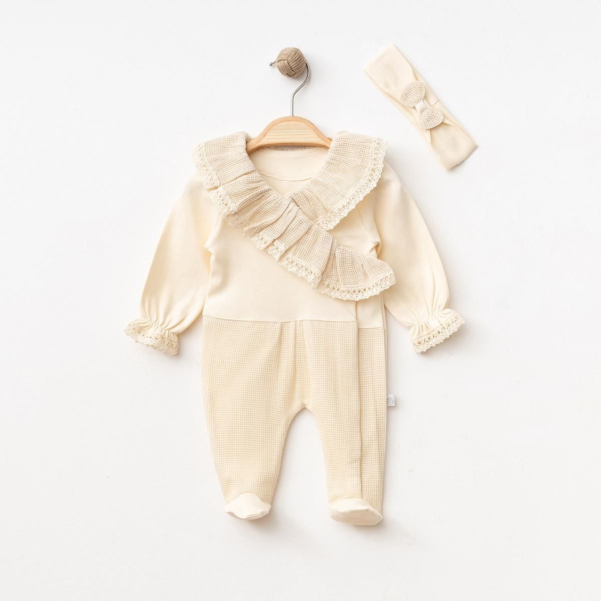 Krem Rengi Tulum ve Bandana