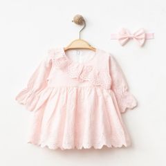 Pembe Fisto Elbise ve Bandana