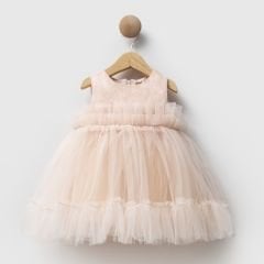 Somon Tütülü Elbise