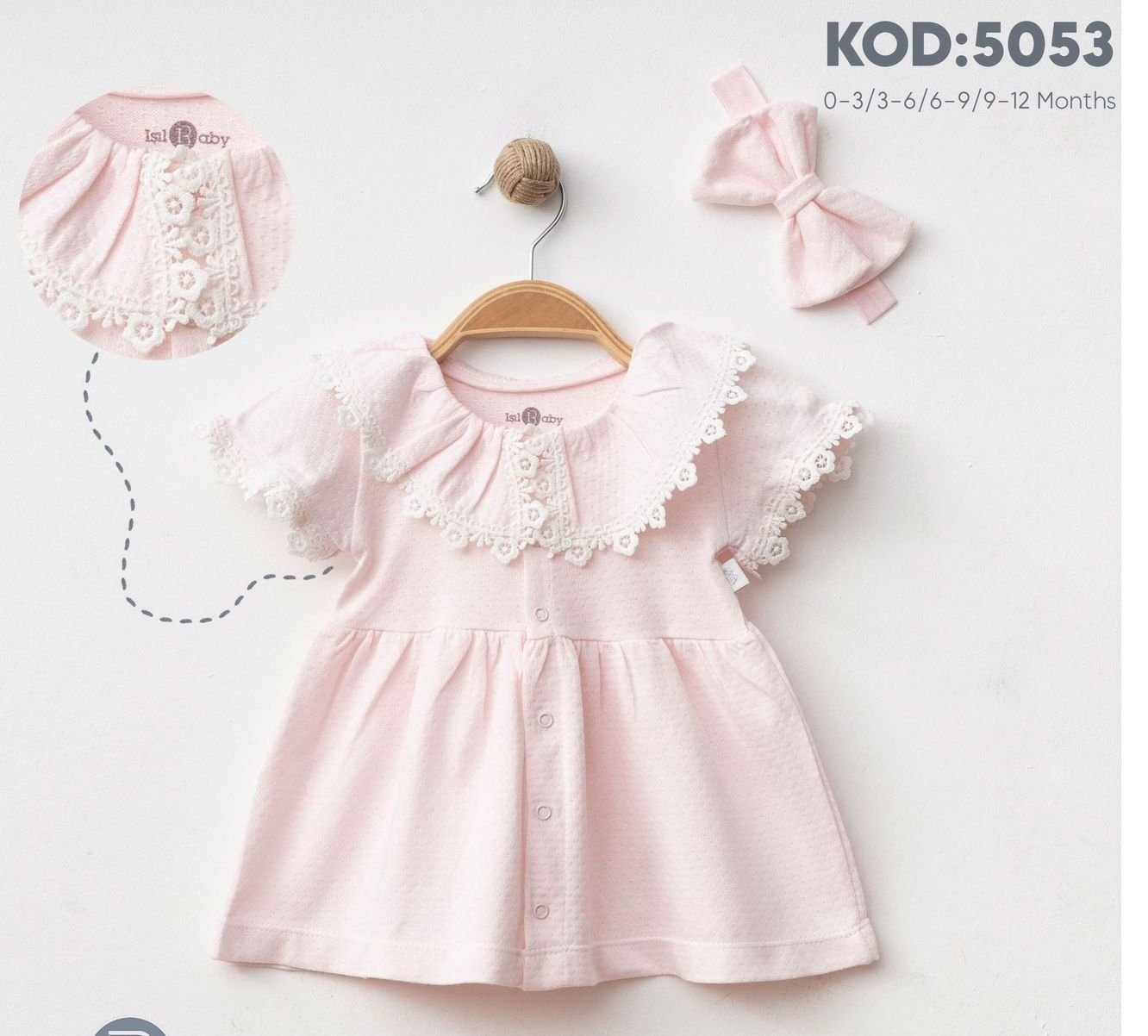 Yakalı Elbise ve Bandana