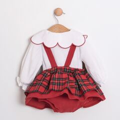 Kırmızı Romper Takım