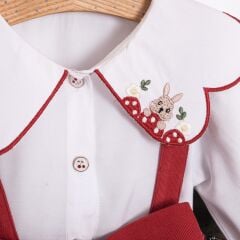 Kırmızı Romper Takım