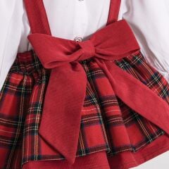 Kırmızı Romper Takım