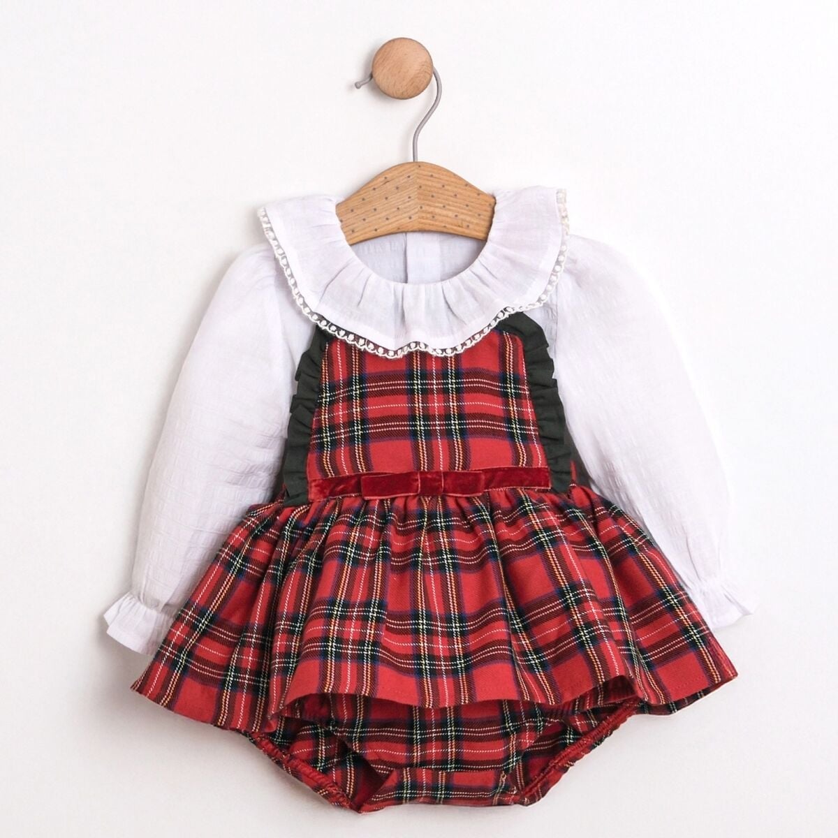 Kırmızı Romper Takım